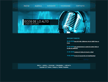 Tablet Screenshot of ecosdeloalto.com